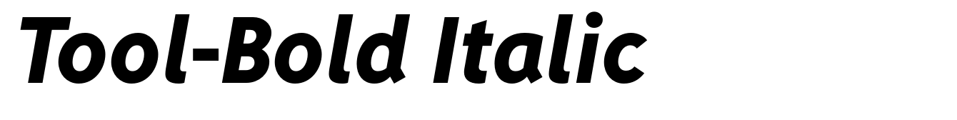 Tool-Bold Italic